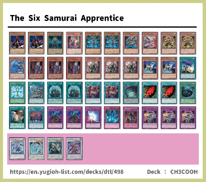 Six Samurai  Deck List Image