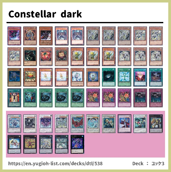 Constellar Deck List Image