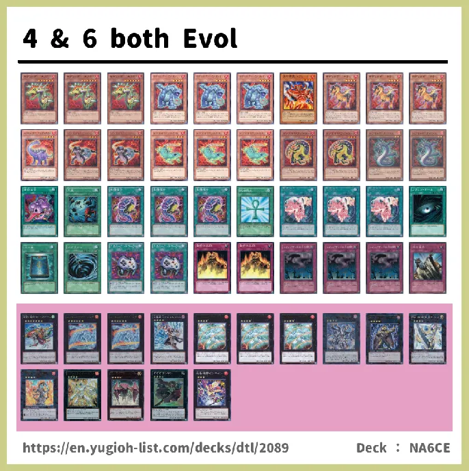 Evolsaur, Evocator, Evoltile, Evolzar Deck List Image