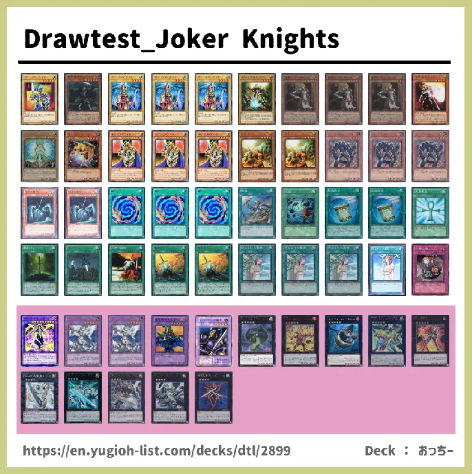 Noble Knight, Noble Arms Deck List Image