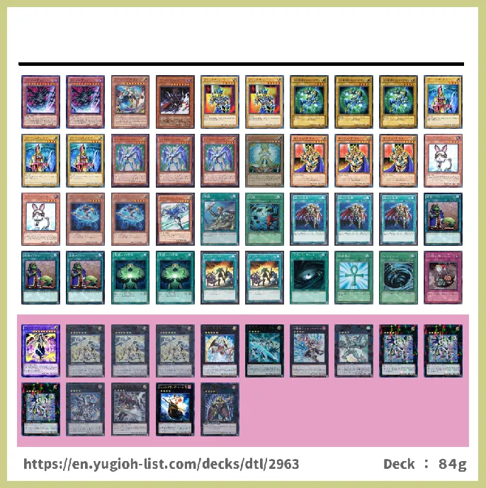 LIGHT Deck List Image