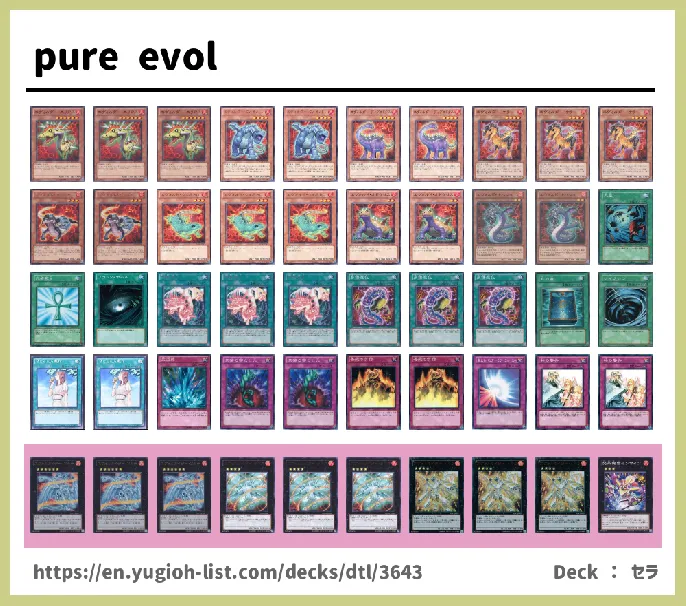 Evolsaur, Evocator, Evoltile, Evolzar Deck List Image