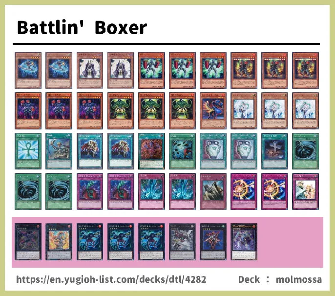 Battlin' Boxer  Deck List Image
