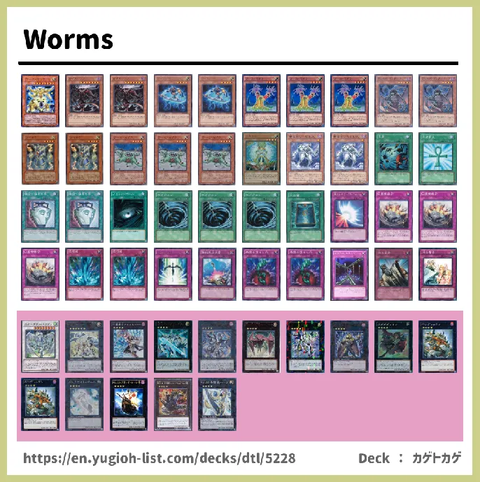 Worm Deck List Image