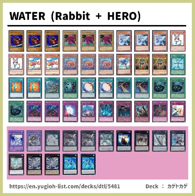 WATER Deck List Image