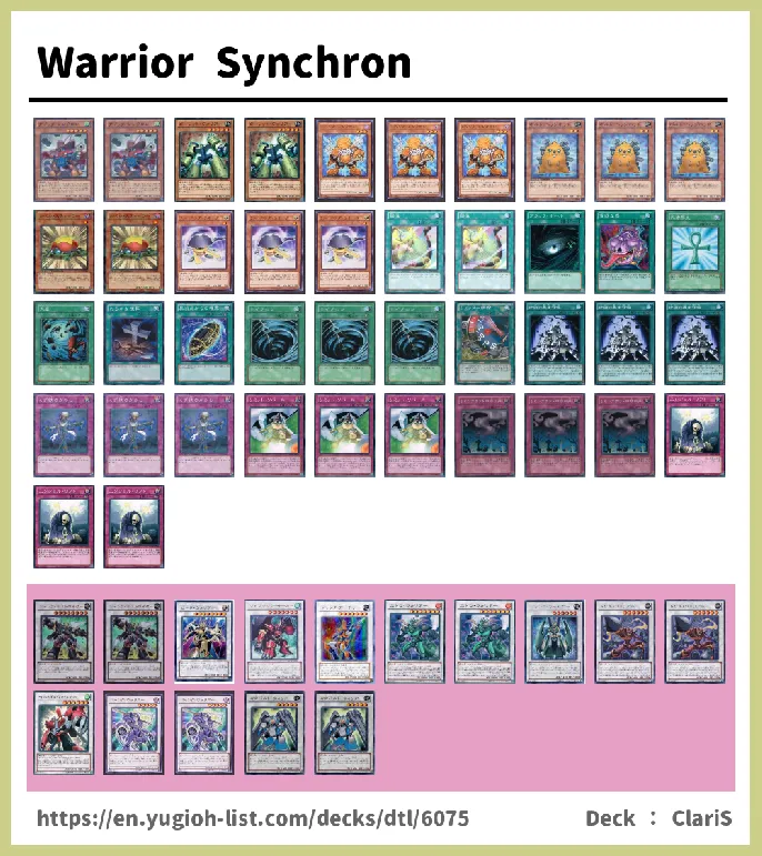  Deck List Image