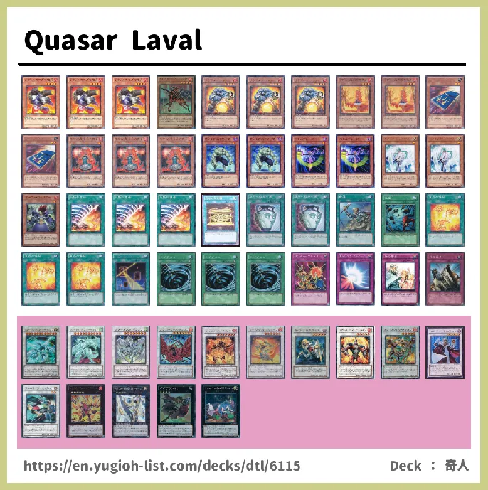 Laval Deck List Image