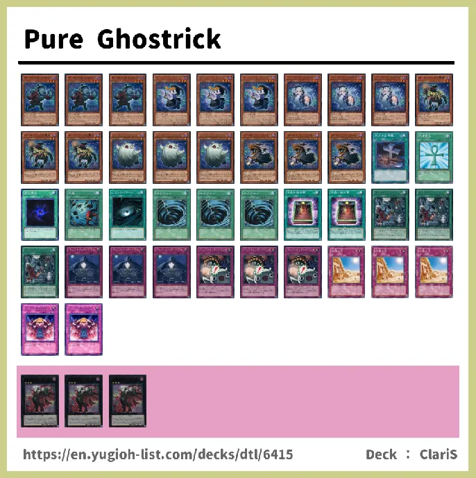 Ghostrick Deck List Image