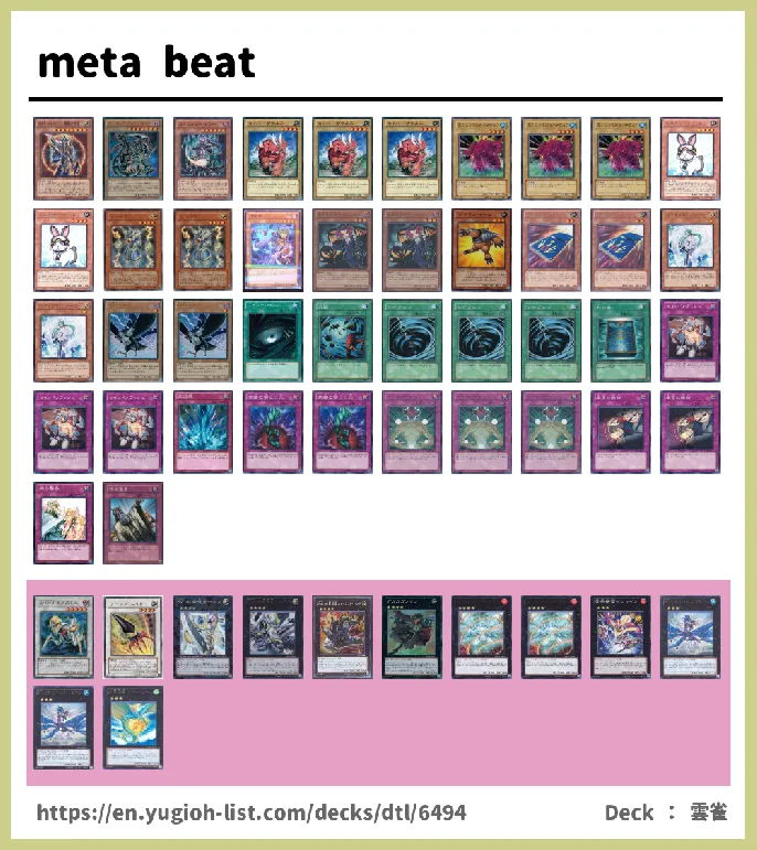  Deck List Image