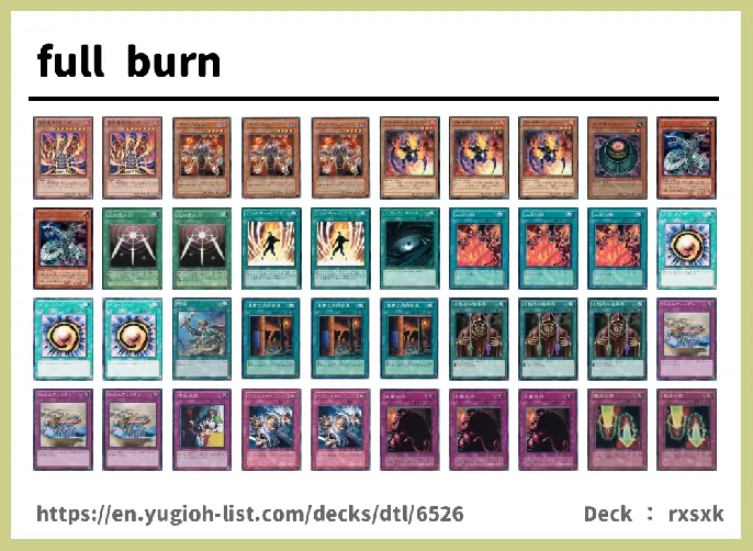  Deck List Image