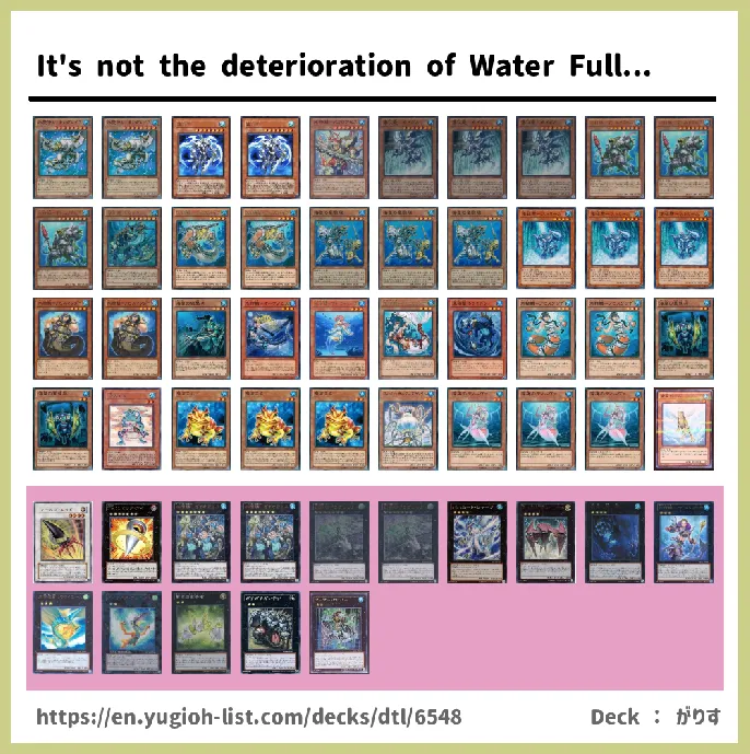 WATER Deck List Image