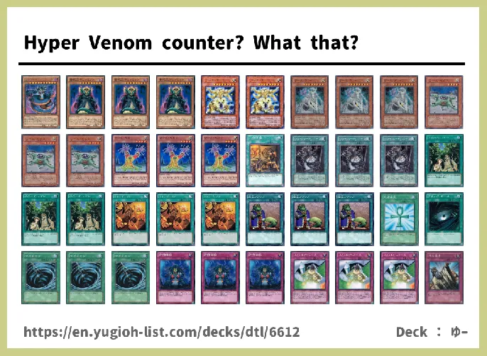 Venom Deck List Image