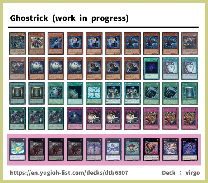 Ghostrick Deck List Image