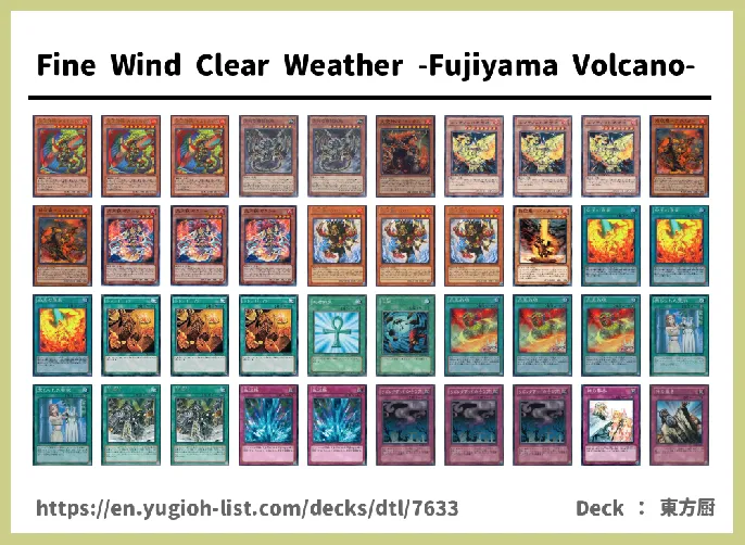 Fire King Deck List Image