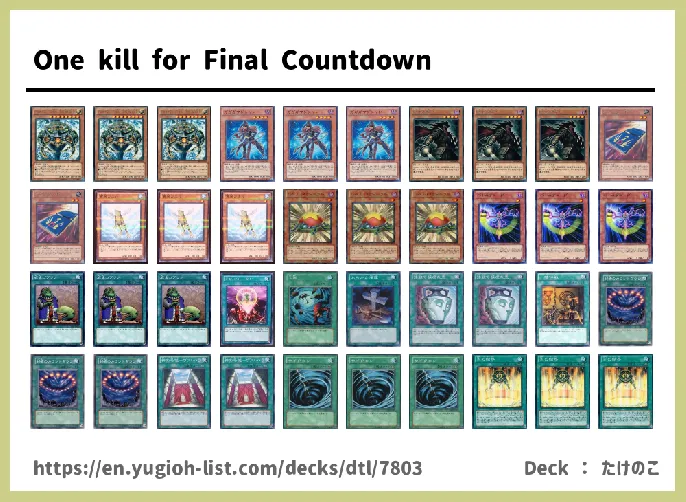  Deck List Image