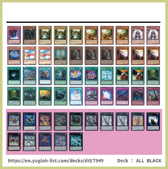 Noble Knight, Noble Arms Deck List Image