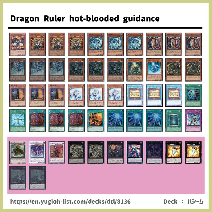 Dragon Ruler Deck List Image