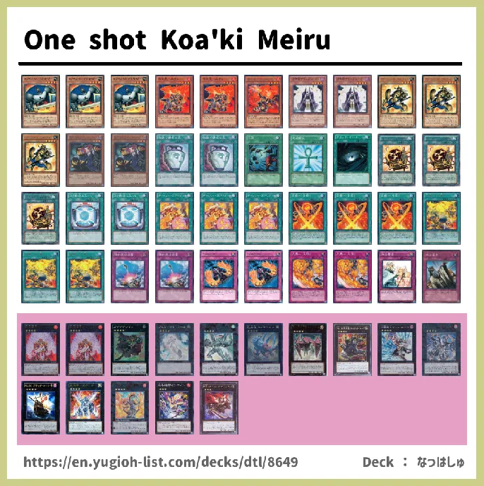 Koa'ki Meiru Deck List Image