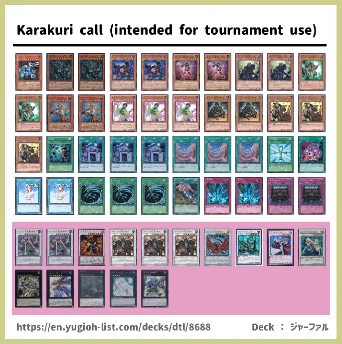 Karakuri Deck List Image