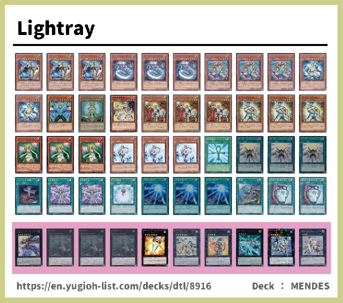 Lightray Deck List Image