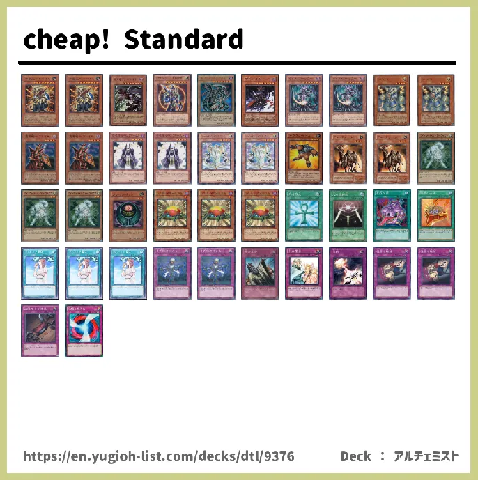  Deck List Image