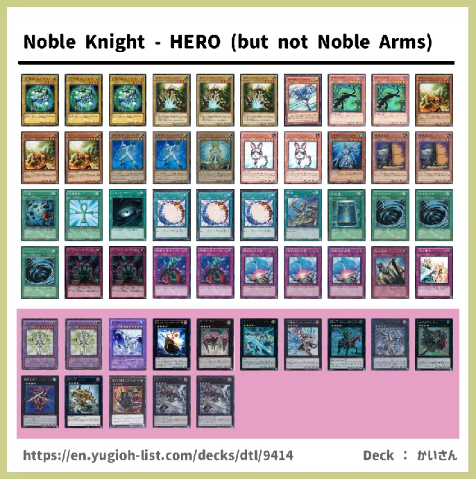 Elemental HERO Deck List Image