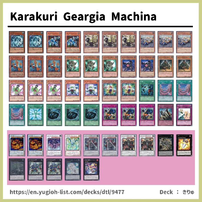 Karakuri Deck List Image