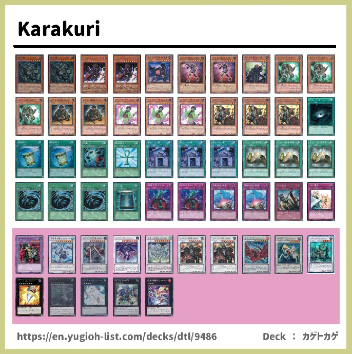 Karakuri Deck List Image