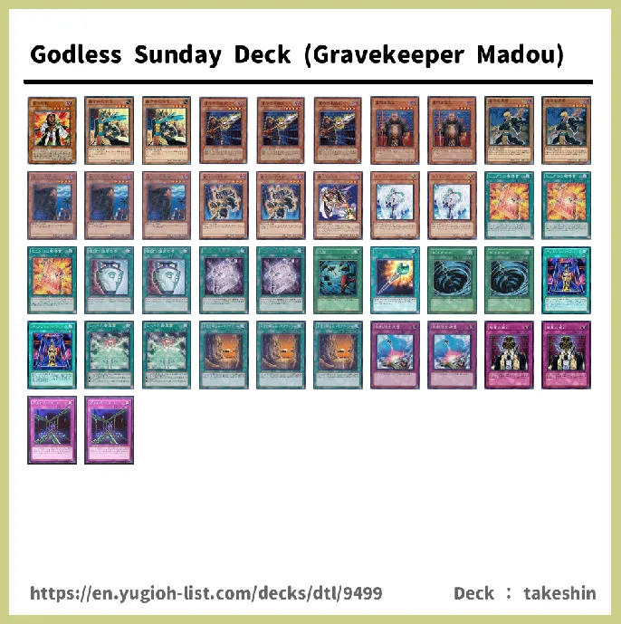 Gravekeeper Deck List Image