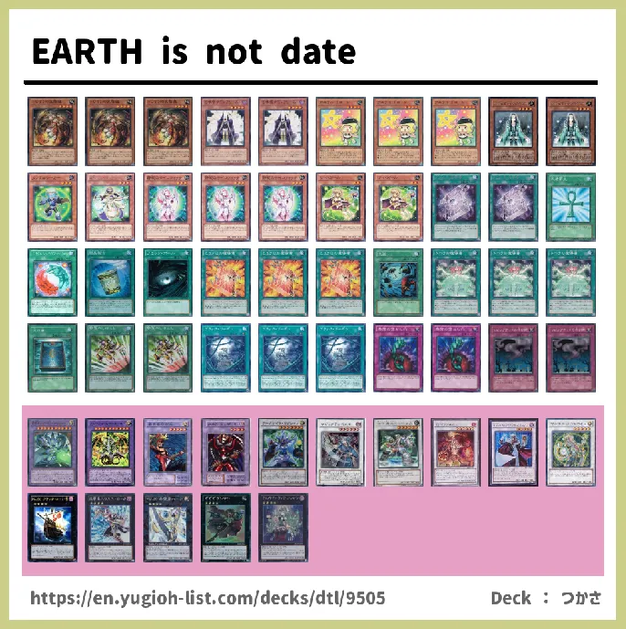 EARTH Deck List Image