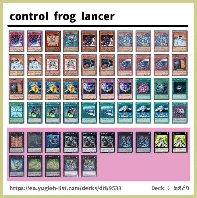 Frog Deck List Image