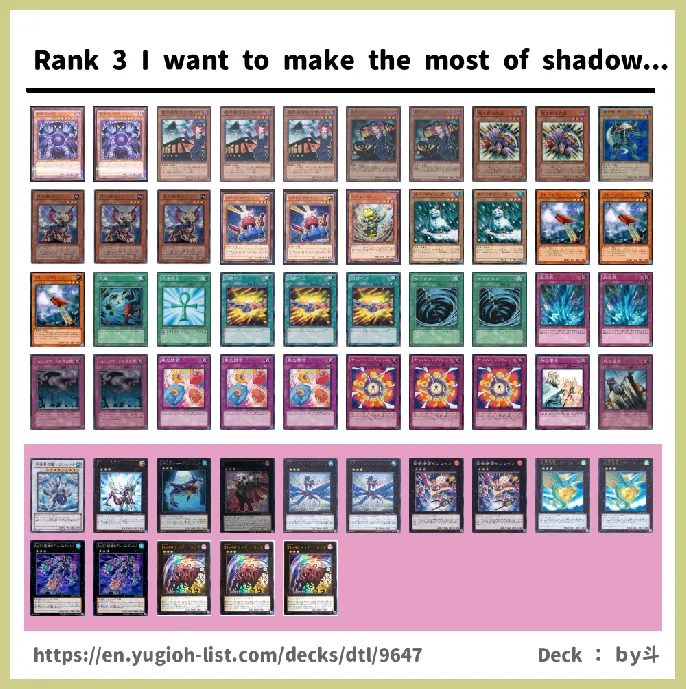 Rank3 Xyz Deck List Image