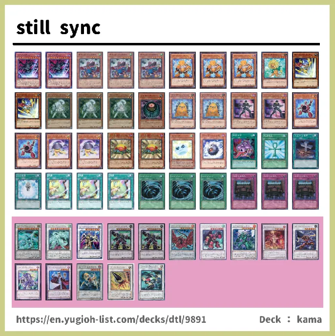 Synchron Deck List Image