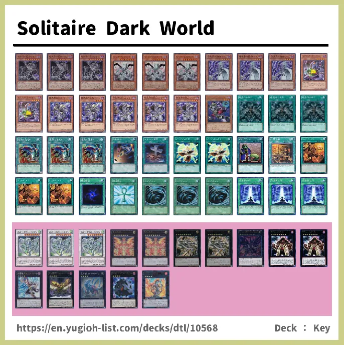 Dark World Deck List Image