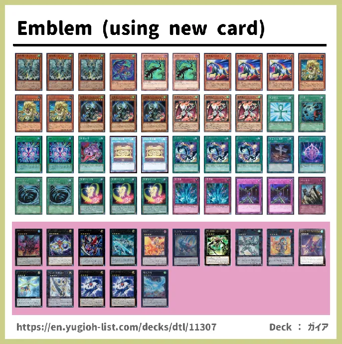 Heraldic Beast Deck List Image