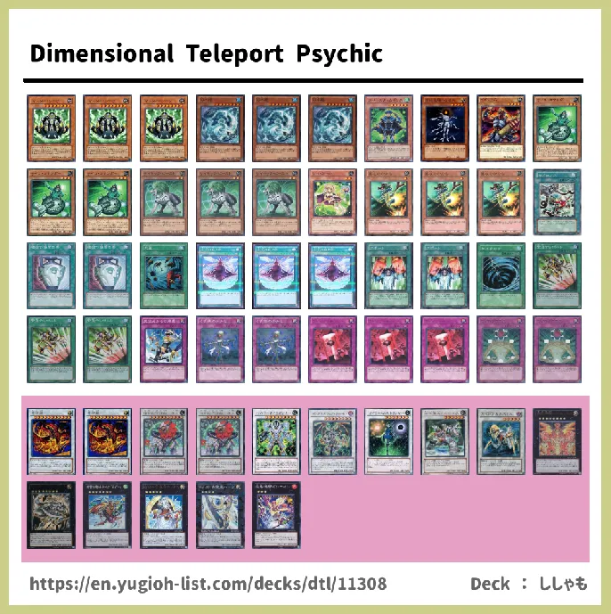 Psychic Deck List Image