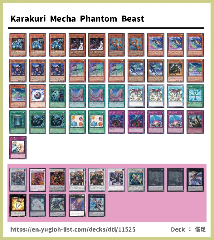 Mecha Phantom Beast Deck List Image