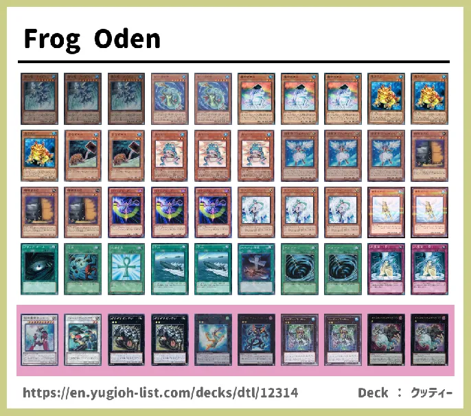 Frog Deck List Image