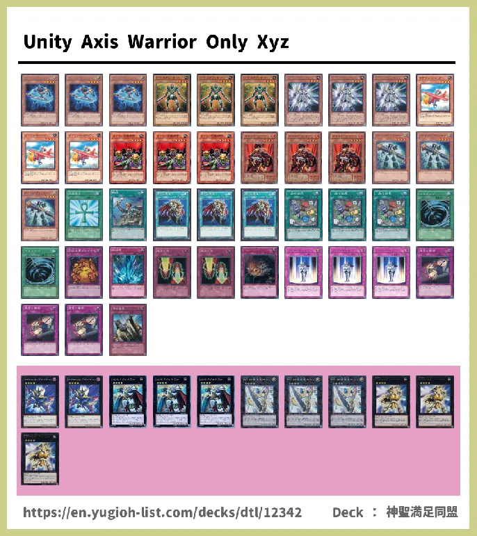 Warrior Deck List Image