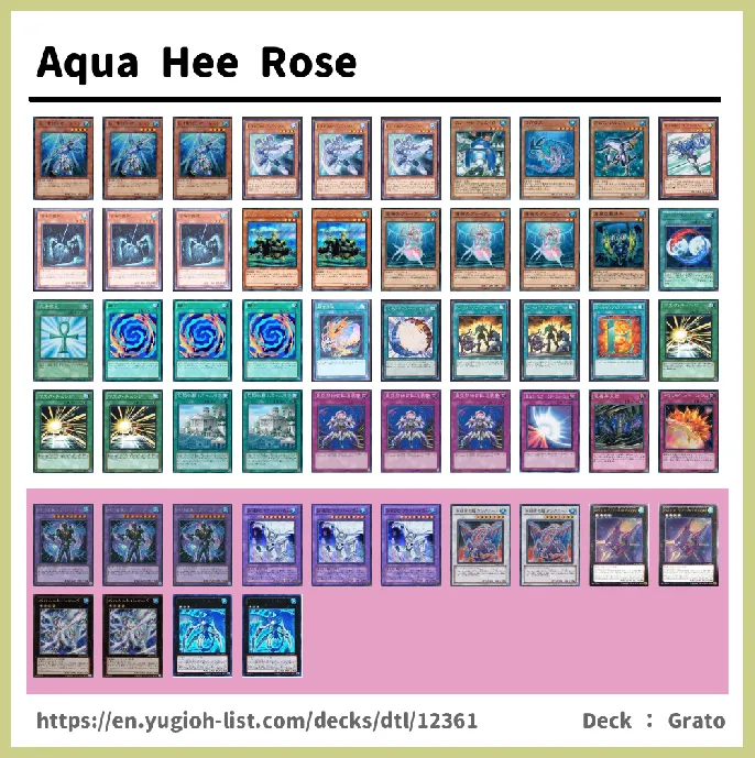 WATER Deck List Image