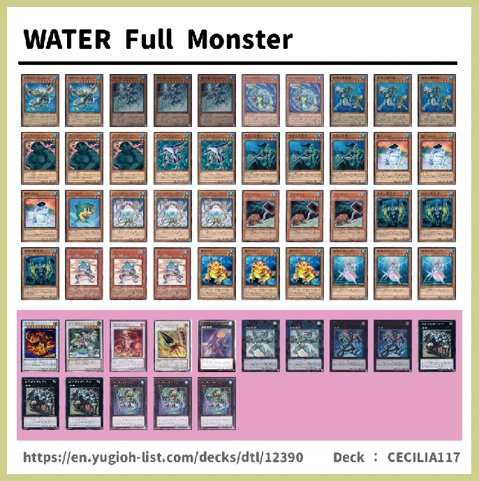 WATER Deck List Image