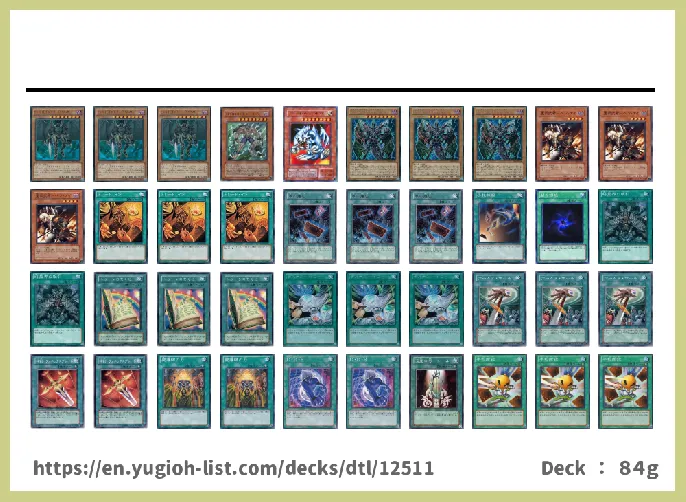 Warrior Deck List Image