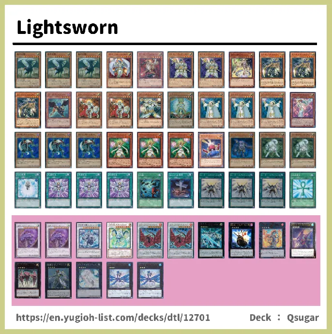 Lightsworn Deck List Image