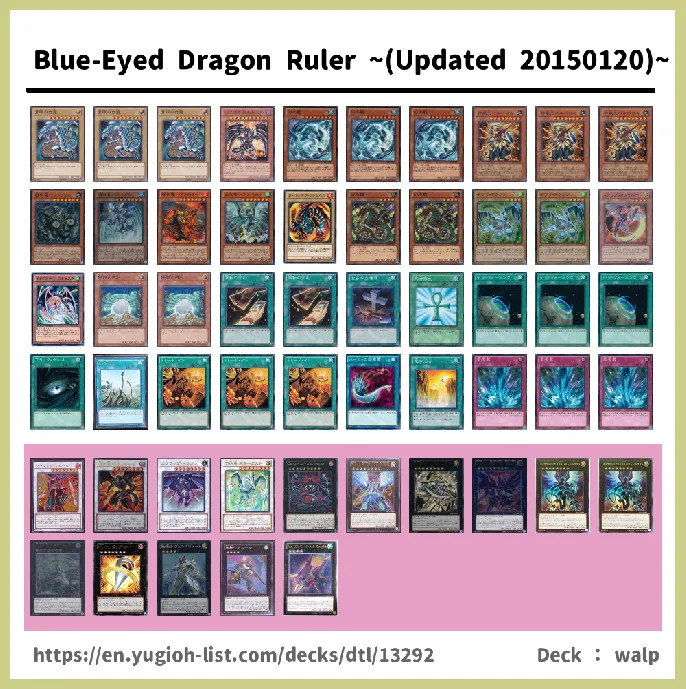 Dragon Ruler Deck List Image