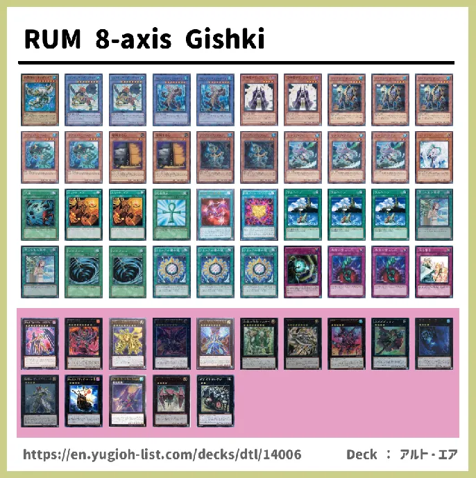 Gishki, Aquamirror Deck List Image