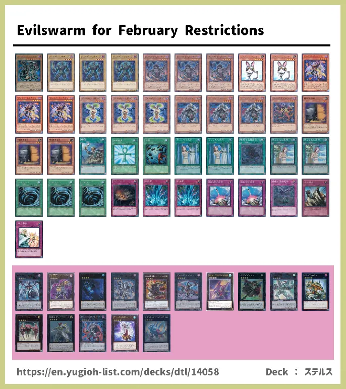 Evilswarm, Steelswarm Deck List Image