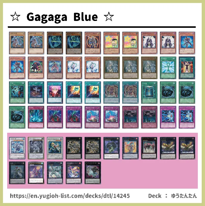 Gagaga Deck List Image