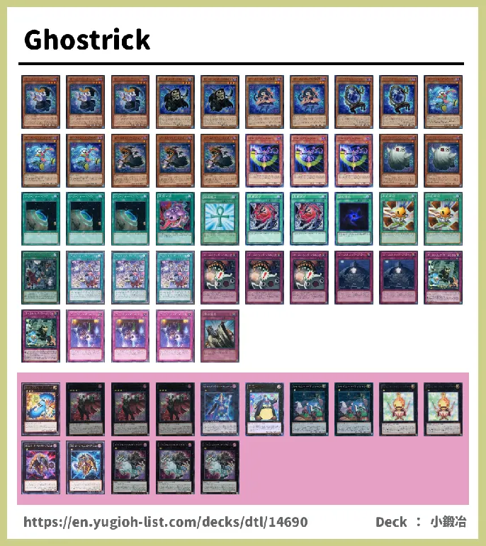 Ghostrick Deck List Image