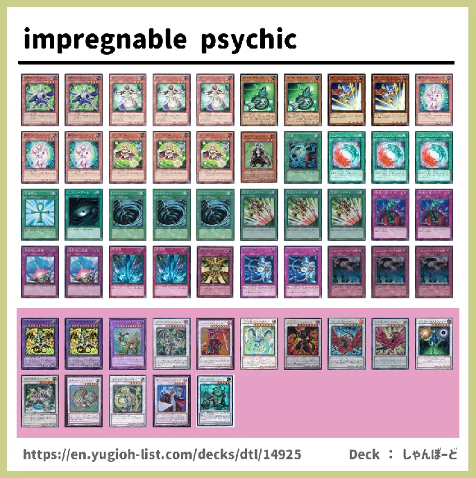 Psychic Deck List Image