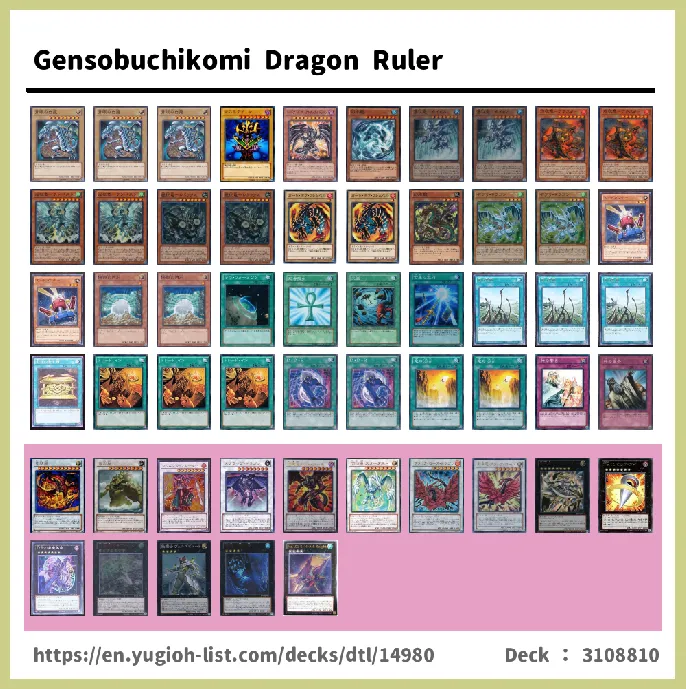 Dragon Ruler Deck List Image